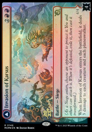 Invasion of Karsus // Refraction Elemental [March of the Machine Prerelease Promos] | PLUS EV GAMES 