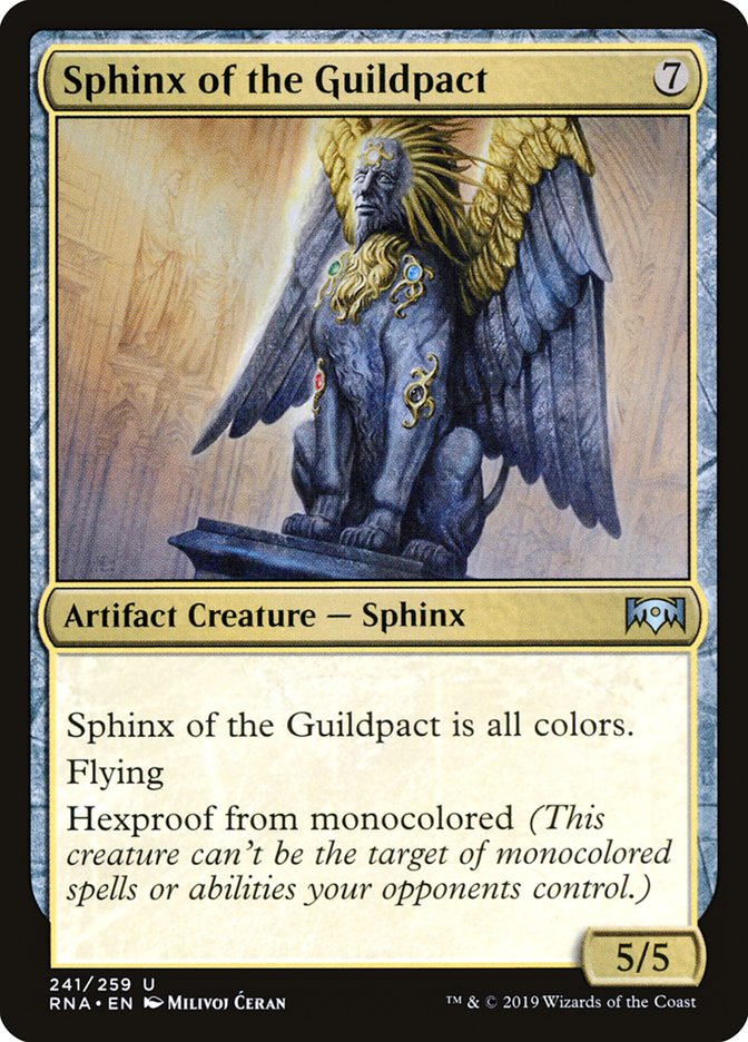 Sphinx of the Guildpact [Ravnica Allegiance] | PLUS EV GAMES 
