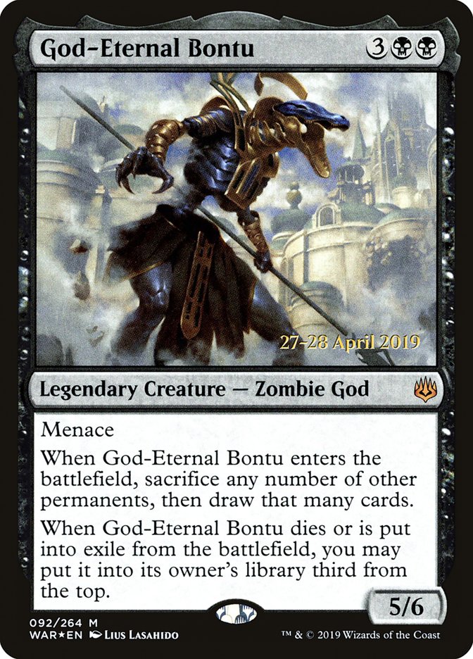 God-Eternal Bontu  [War of the Spark Prerelease Promos] | PLUS EV GAMES 