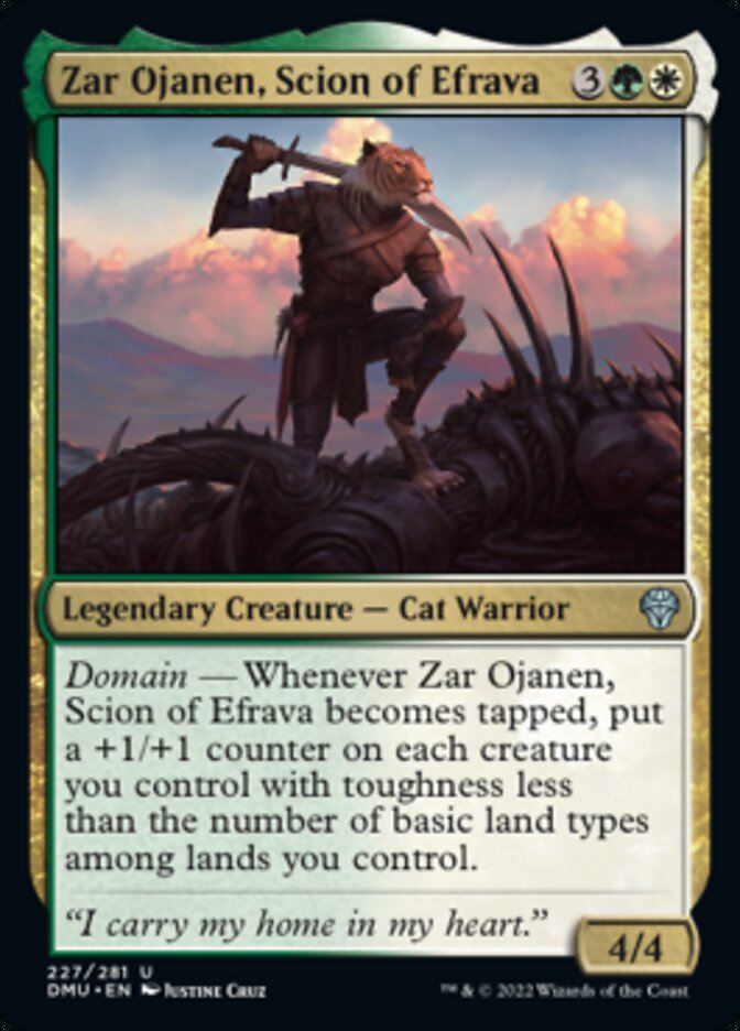 Zar Ojanen, Scion of Efrava [Dominaria United] | PLUS EV GAMES 