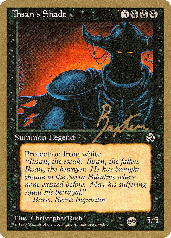 Ihsan's Shade (George Baxter) (SB) [Pro Tour Collector Set] | PLUS EV GAMES 