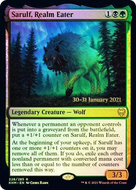 Sarulf, Realm Eater  [Kaldheim Prerelease Promos] | PLUS EV GAMES 