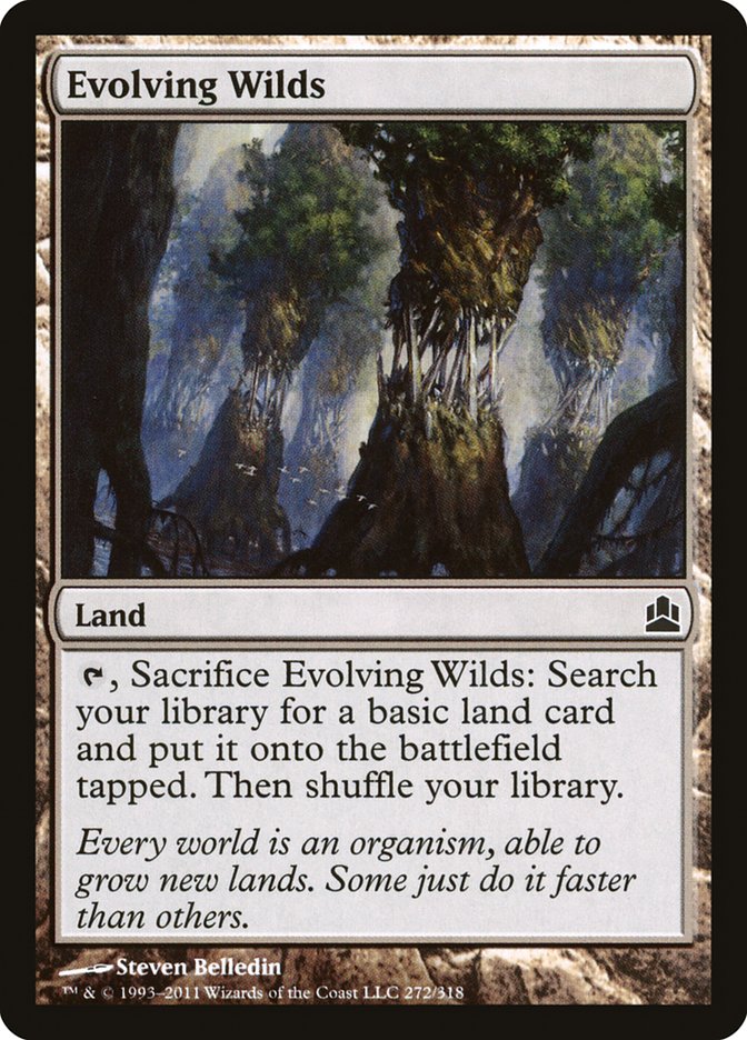 Evolving Wilds [Commander 2011] | PLUS EV GAMES 