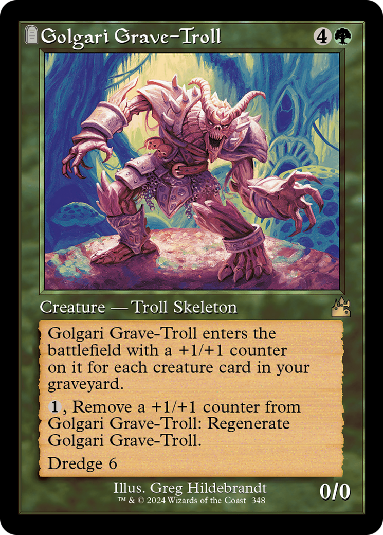 Golgari Grave-Troll (Retro Frame) [Ravnica Remastered] | PLUS EV GAMES 