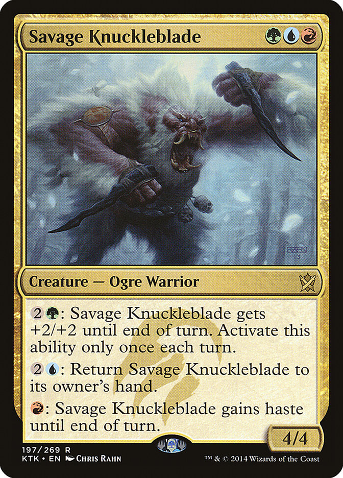 Savage Knuckleblade [Khans of Tarkir] | PLUS EV GAMES 