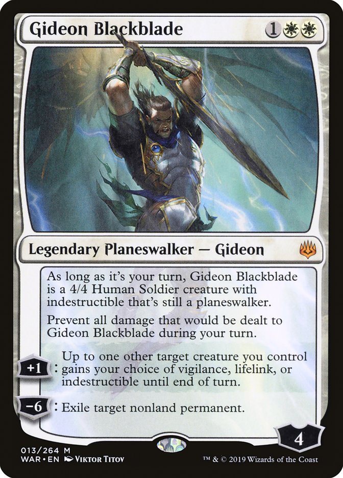 Gideon Blackblade [War of the Spark] | PLUS EV GAMES 