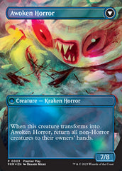 Thing in the Ice // Awoken Horror (Borderless Alternate Art) [Regional Championship Qualifiers 2023] | PLUS EV GAMES 