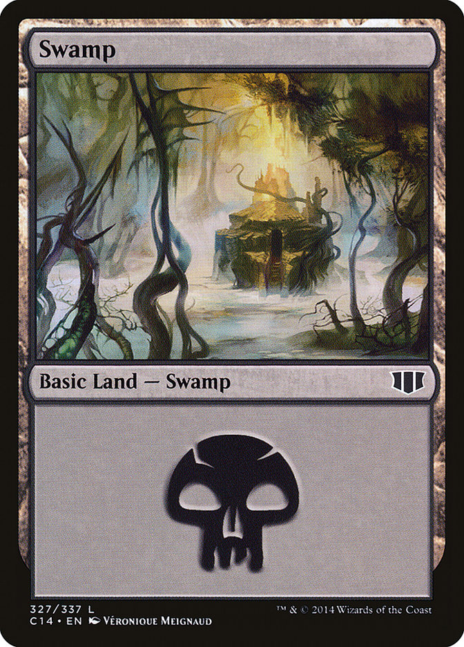 Swamp (327) [Commander 2014] | PLUS EV GAMES 