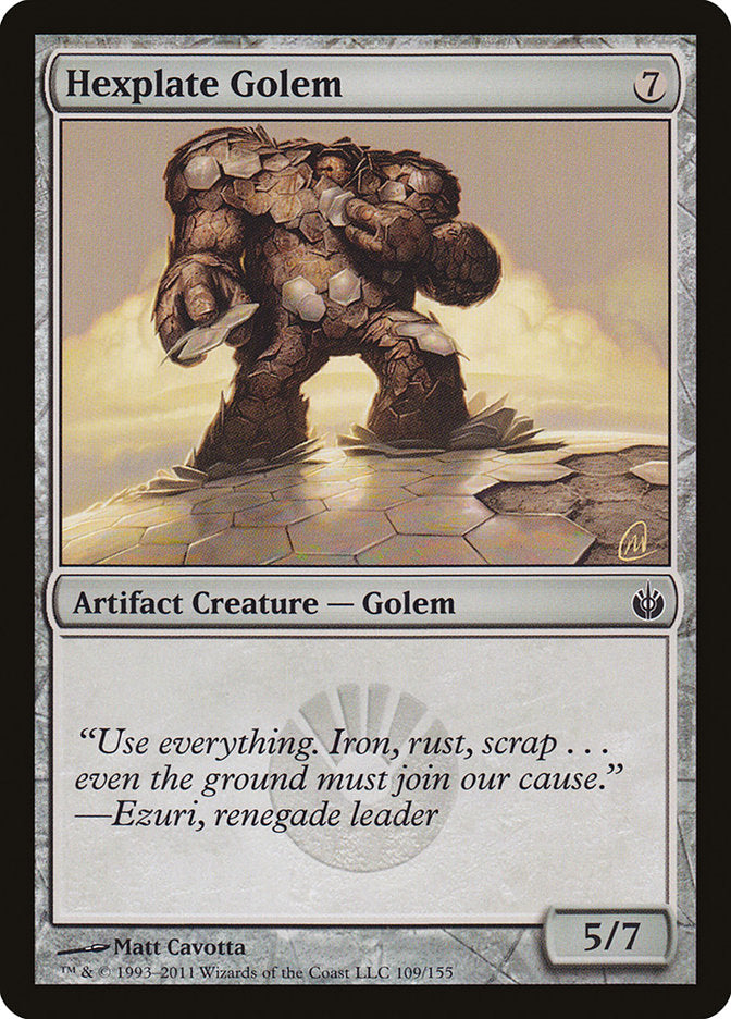 Hexplate Golem [Mirrodin Besieged] | PLUS EV GAMES 