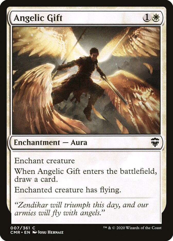 Angelic Gift [Commander Legends] | PLUS EV GAMES 
