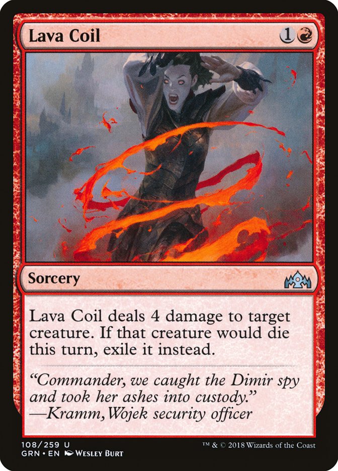 Lava Coil [Guilds of Ravnica] | PLUS EV GAMES 