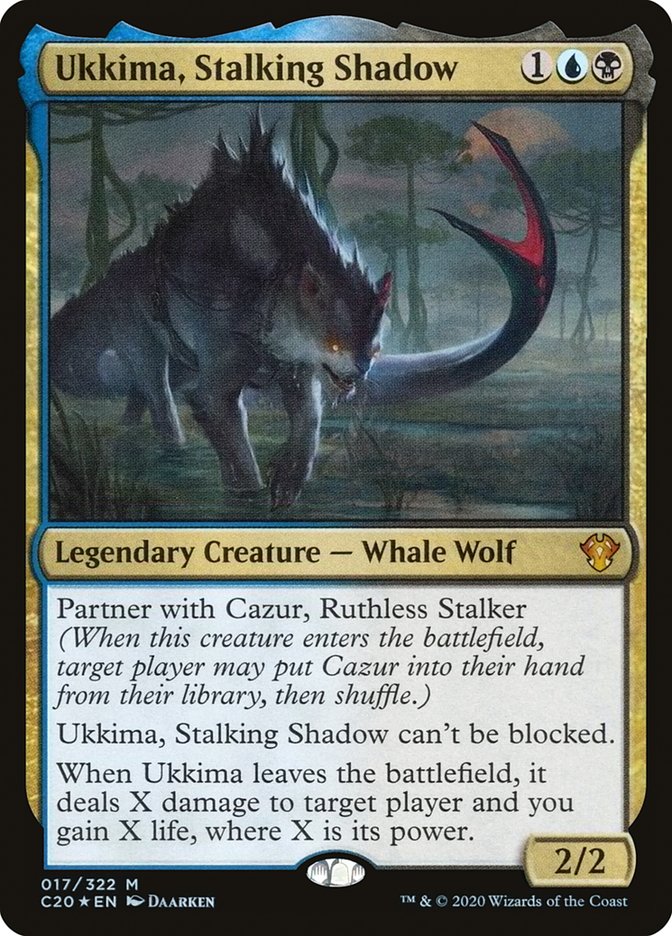 Ukkima, Stalking Shadow [Commander 2020] | PLUS EV GAMES 