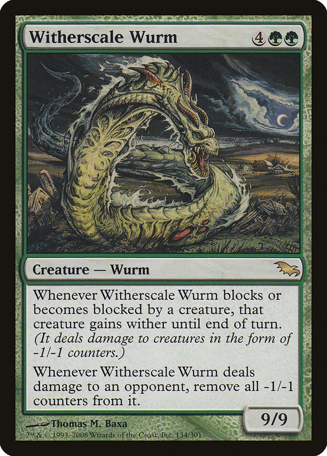 Witherscale Wurm [Shadowmoor] | PLUS EV GAMES 