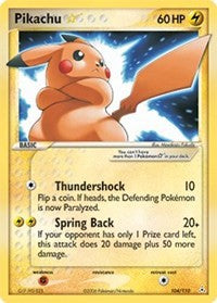Pikachu Star (104) [Holon Phantoms]