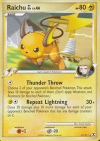 Raichu GL (31) [Rising Rivals] | PLUS EV GAMES 