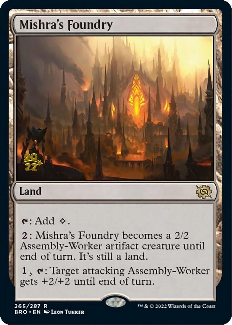 Mishra's Foundry [The Brothers' War: Prerelease Promos] | PLUS EV GAMES 