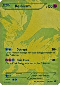 Reshiram (114 Full Art Secret Rare) (114) [Legendary Treasures]