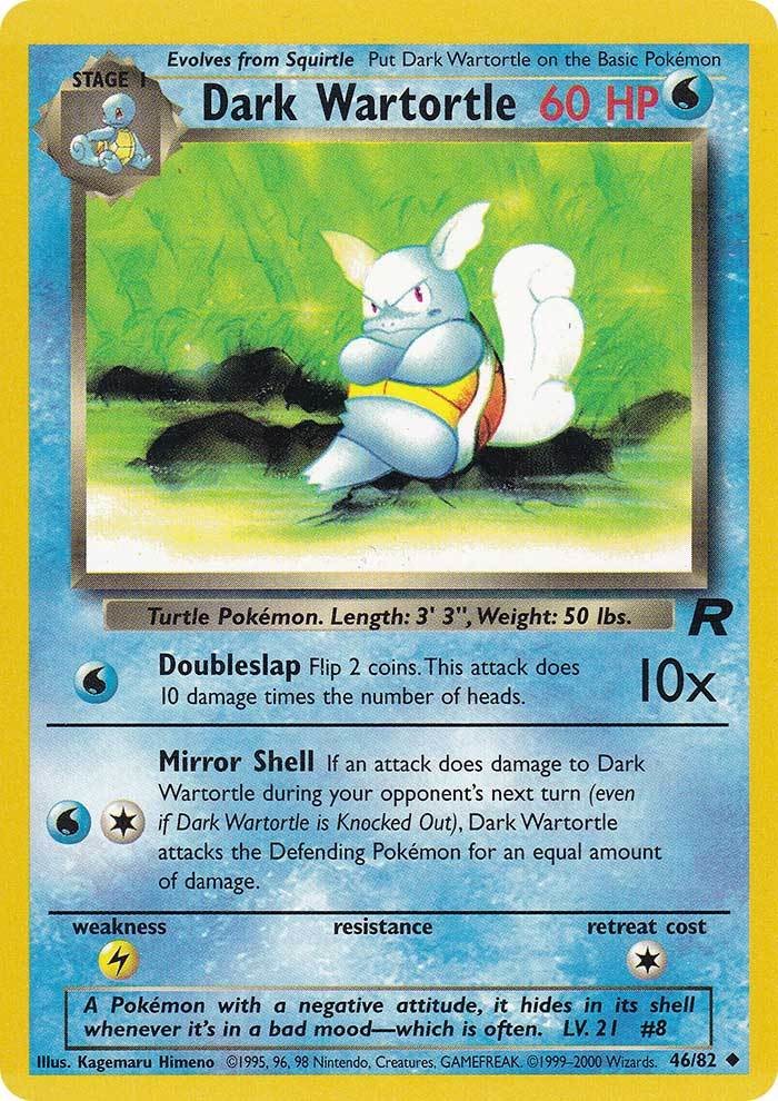 Dark Wartortle (46/82) [Team Rocket]
