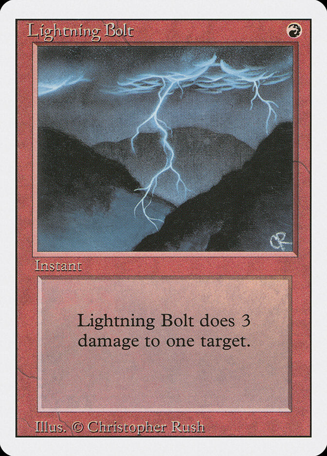Lightning Bolt [Revised Edition] | PLUS EV GAMES 