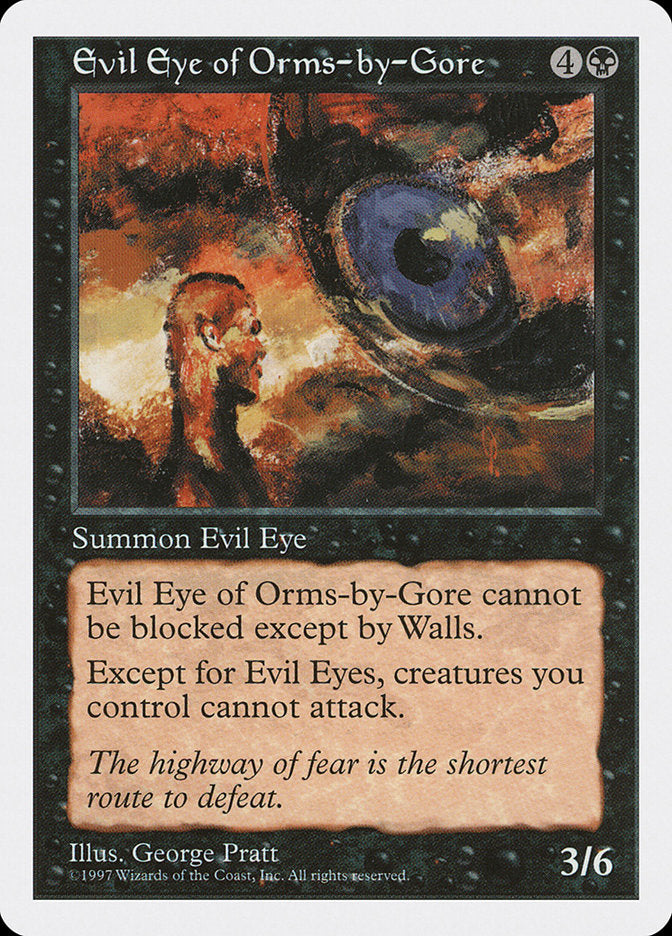 Evil Eye of Orms-by-Gore [Fifth Edition] | PLUS EV GAMES 