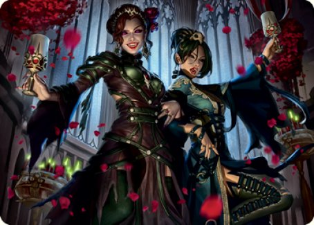 Falkenrath Celebrants 2 Art Card [Innistrad: Crimson Vow Art Series] | PLUS EV GAMES 