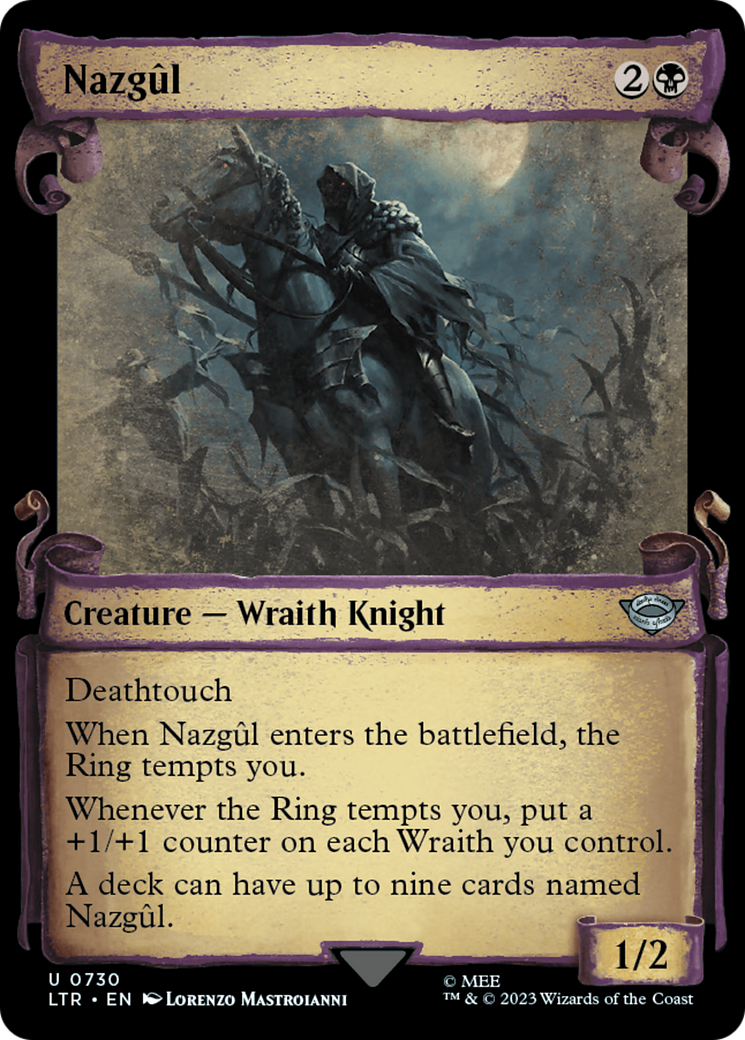 Nazgul (0730) [The Lord of the Rings: Tales of Middle-Earth Showcase Scrolls] | PLUS EV GAMES 