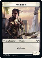 Zombie Knight // Warrior Double-sided Token [Dominaria United Commander Tokens] | PLUS EV GAMES 