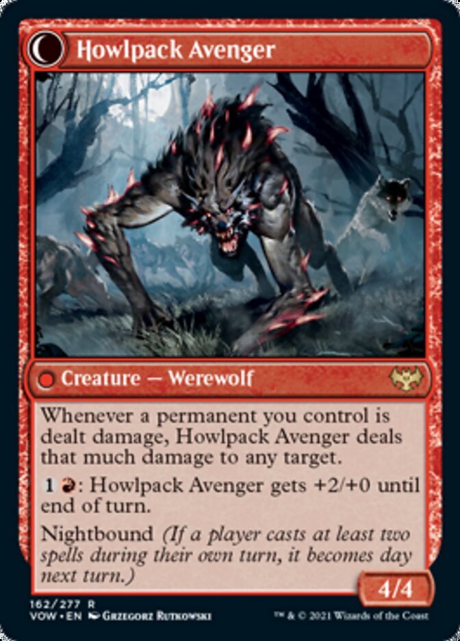 Ill-Tempered Loner // Howlpack Avenger [Innistrad: Crimson Vow] | PLUS EV GAMES 