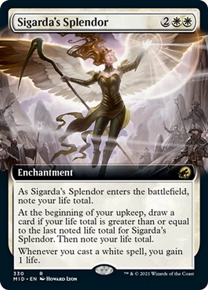 Sigarda's Splendor (Extended) [Innistrad: Midnight Hunt] | PLUS EV GAMES 