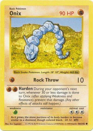 Onix (56/102) [Base Set (Shadowless)]