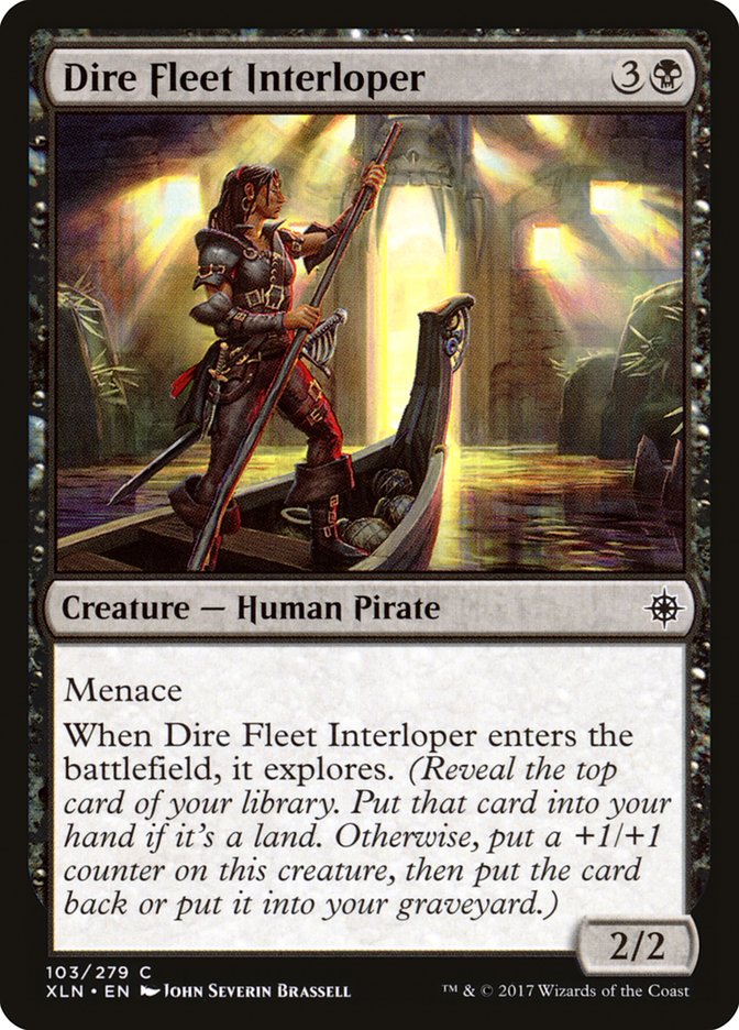 Dire Fleet Interloper [Ixalan] | PLUS EV GAMES 