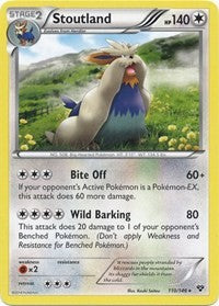 Stoutland (110) [XY Base Set]
