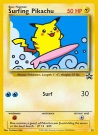 Surfing Pikachu (28) [WoTC Promo] | PLUS EV GAMES 