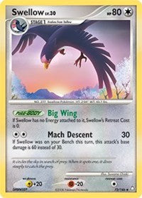 Swellow (73) [Legends Awakened]