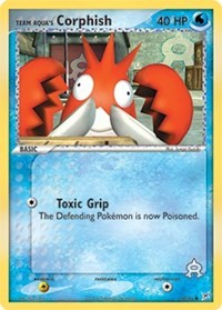 Team Aqua's Corphish (50) (50) [Team Magma vs Team Aqua]