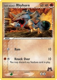 Team Magma's Rhyhorn (68) (68) [Team Magma vs Team Aqua]