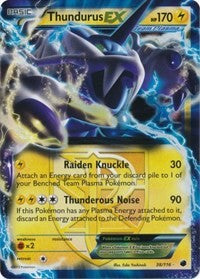 Thundurus EX (Team Plasma) (38) [Plasma Freeze] | PLUS EV GAMES 