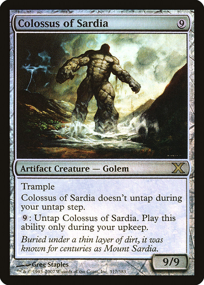 Colossus of Sardia (Premium Foil) [Tenth Edition] | PLUS EV GAMES 