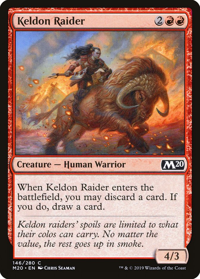 Keldon Raider [Core Set 2020] | PLUS EV GAMES 