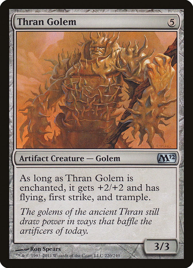 Thran Golem [Magic 2012] | PLUS EV GAMES 