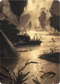 Murkwater Pathway Art Card [Zendikar Rising Art Series] | PLUS EV GAMES 