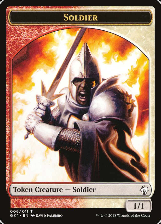 Soldier // Goblin [Guilds of Ravnica Guild Kit Tokens] | PLUS EV GAMES 