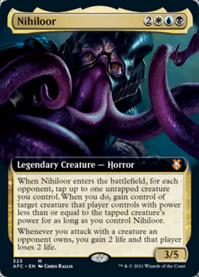 Nihiloor (Extended) [Dungeons & Dragons: Adventures in the Forgotten Realms Commander] | PLUS EV GAMES 