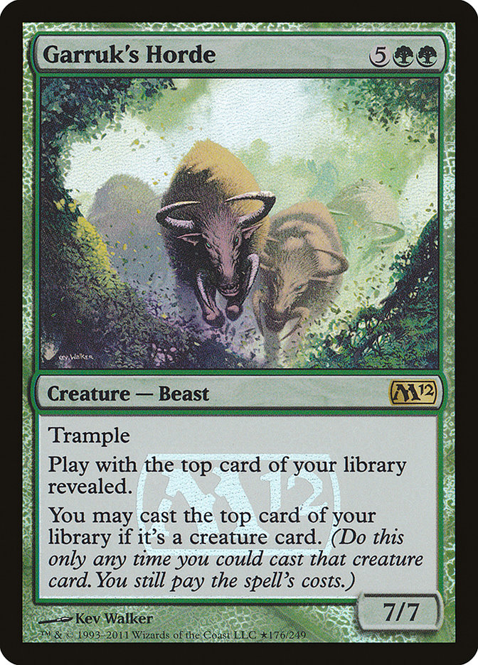 Garruk's Horde [Magic 2012 Prerelease Promos] | PLUS EV GAMES 