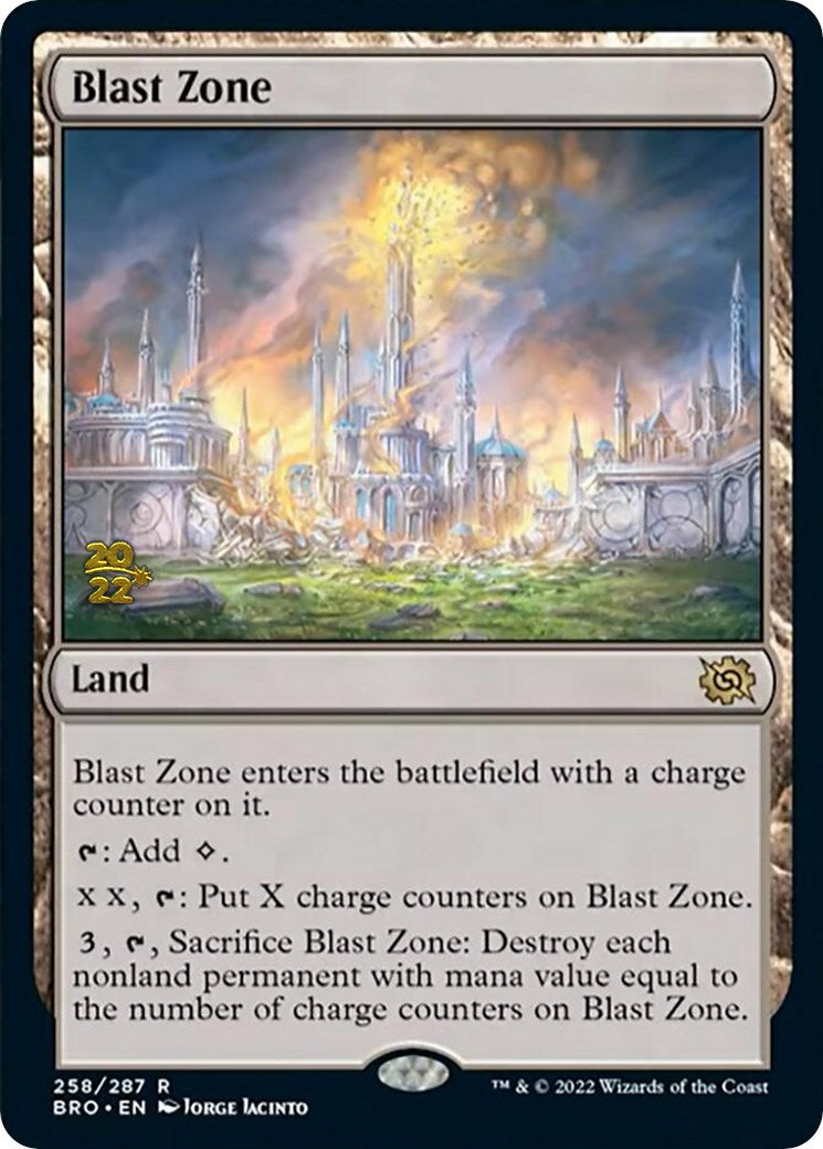 Blast Zone (258) [The Brothers' War: Prerelease Promos] | PLUS EV GAMES 