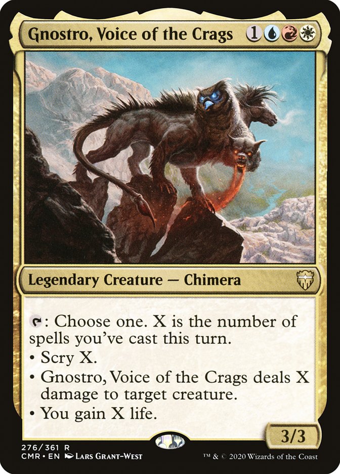 Gnostro, Voice of the Crags [Commander Legends] | PLUS EV GAMES 