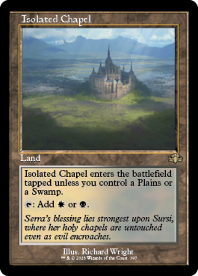 Isolated Chapel (Retro) [Dominaria Remastered] | PLUS EV GAMES 