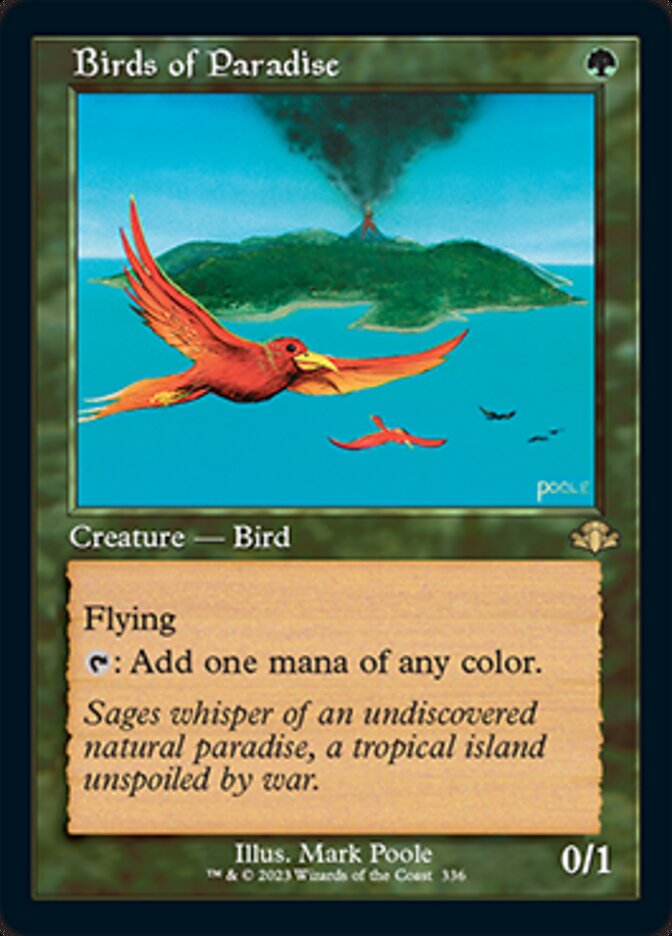 Birds of Paradise (Retro) [Dominaria Remastered] | PLUS EV GAMES 