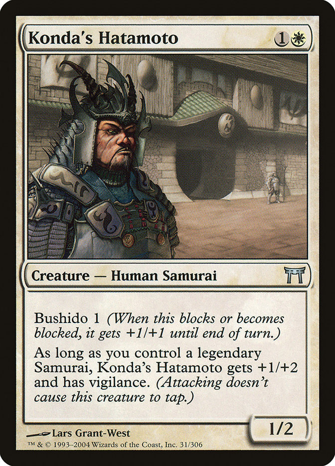 Konda's Hatamoto [Champions of Kamigawa] | PLUS EV GAMES 