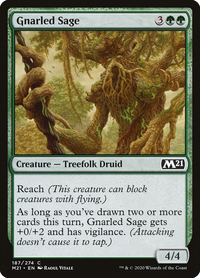 Gnarled Sage [Core Set 2021] | PLUS EV GAMES 